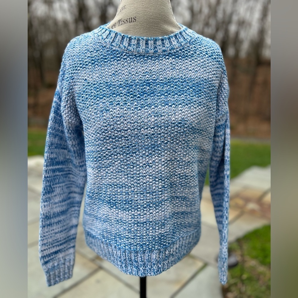 Gap Marled Crew Sweater Color Oceanic Blue Sold out Hard To Find Size Small